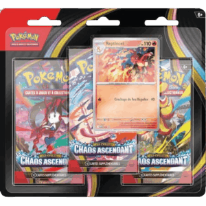 Méga-Évolution – Pack Blister de 3 Boosters ME04 [FR]