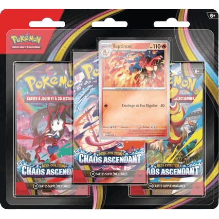 Méga-Évolution - Pack Blister de 3 Boosters ME04 [FR]